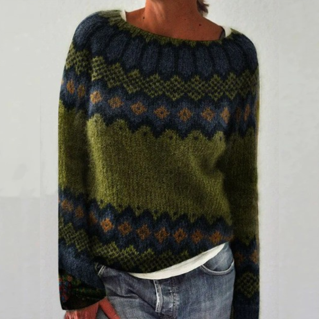 Gemütlicher Retro-Pullover