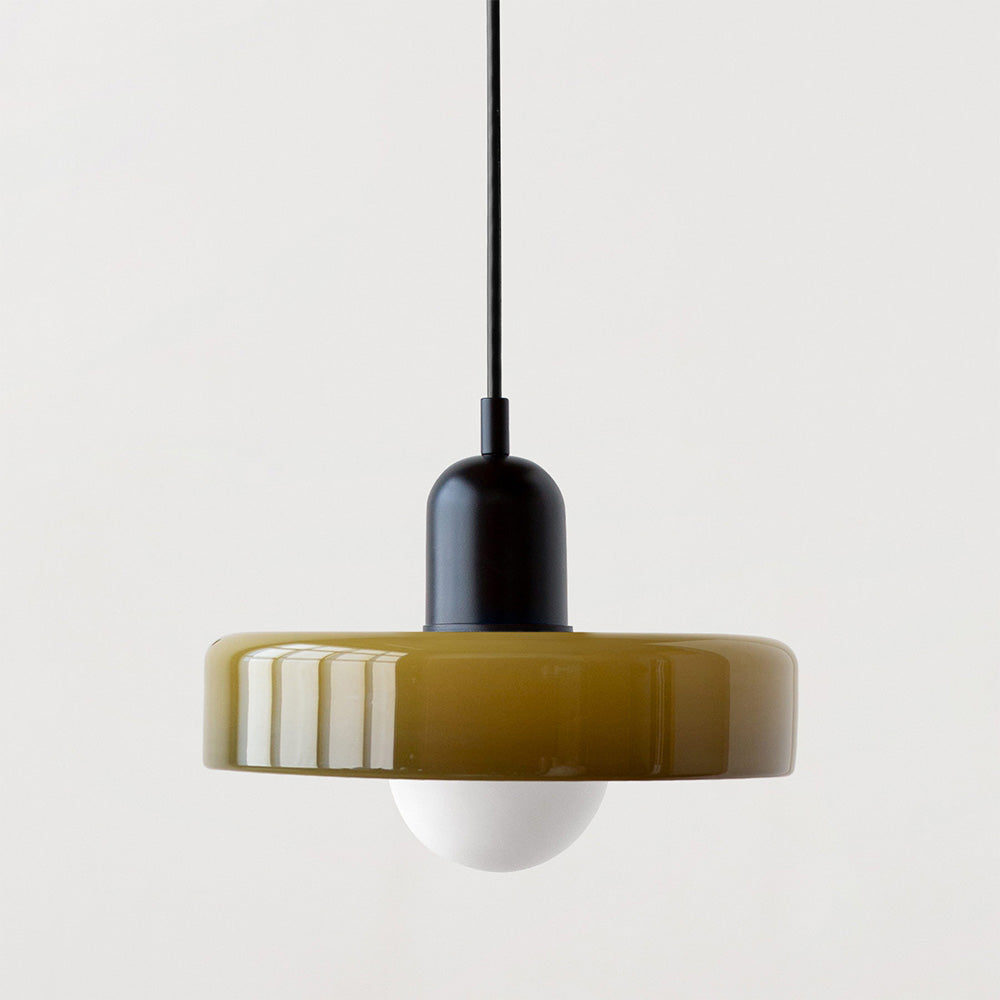 ColorLoop Pendelleuchte – Kunstzinnige Bauhaus-Hängeleuchte inklusive Warmlicht