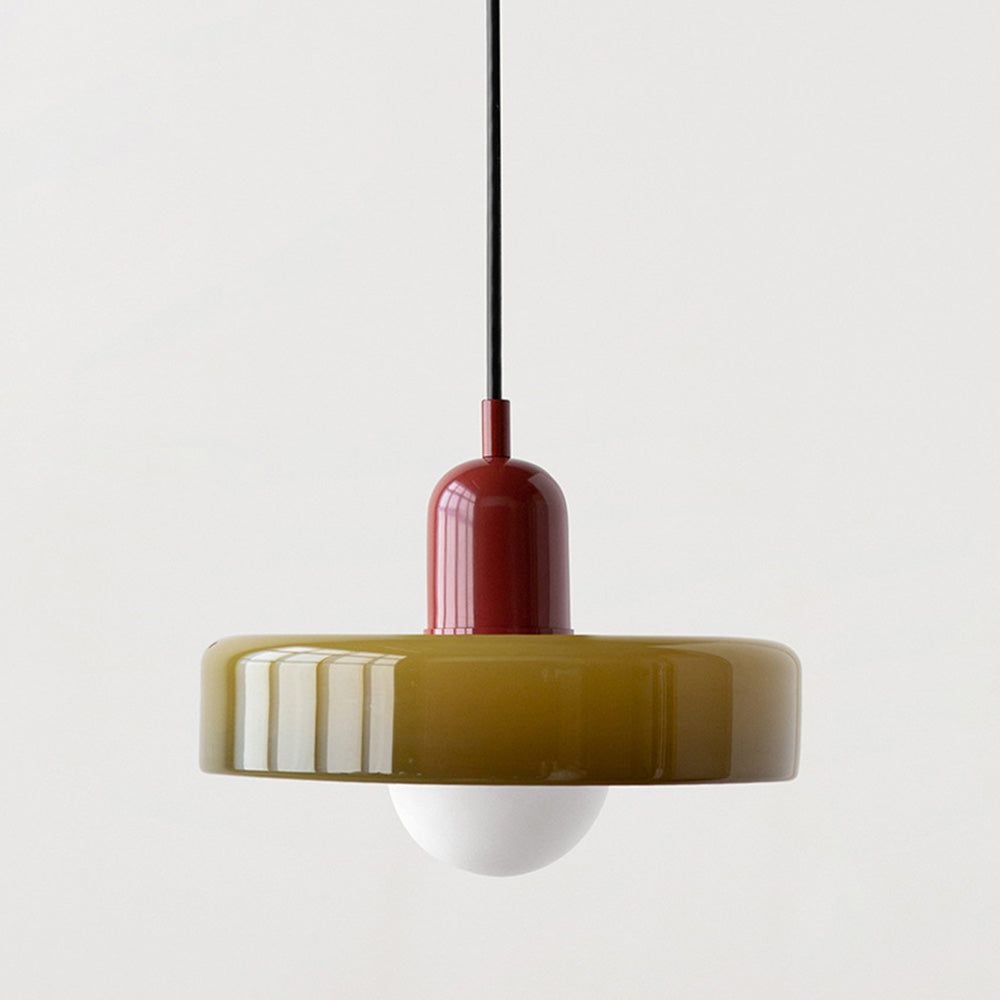 ColorLoop Pendelleuchte – Kunstzinnige Bauhaus-Hängeleuchte inklusive Warmlicht