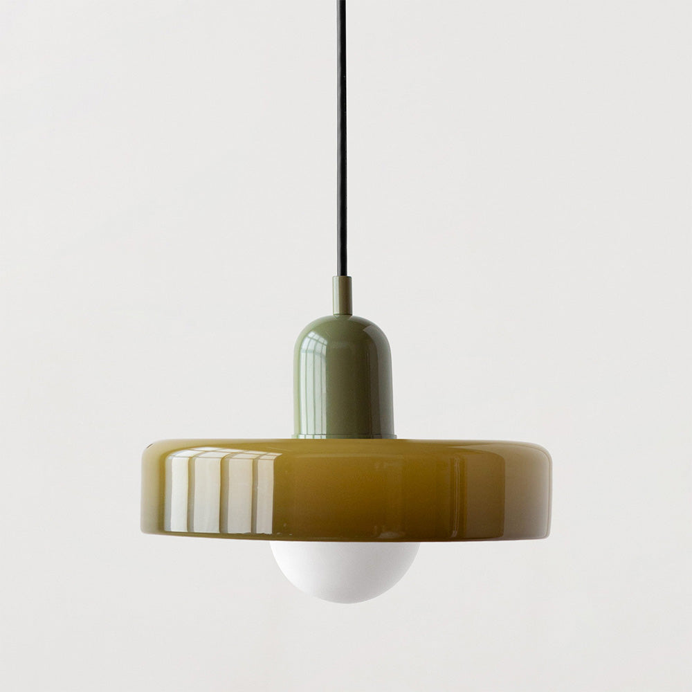 ColorLoop Pendelleuchte – Kunstzinnige Bauhaus-Hängeleuchte inklusive Warmlicht