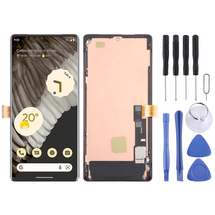 Pixel 7 Pro OLED Bildschirmset – Komplett mit Rahmen sowie Werkzeugen
