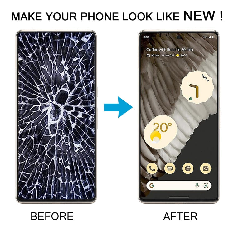 Pixel 7 Pro OLED Bildschirmset – Komplett mit Rahmen sowie Werkzeugen