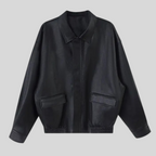 Lederjacke im Vintage-Stil