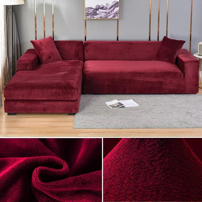 Velura Sofaüberzug – Luxuriöses Samt für Stil sowie Schutz
