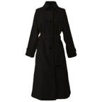 Langer Damenmantel mit Gürtel – Elegant sowie Warm für den Winter