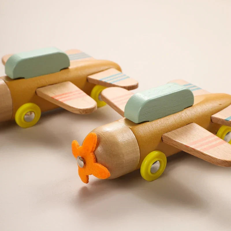 Kreatives Holzflugzeug-Spielzeug – Ideal für stundenlangen Spielspaß