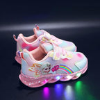 Rainbow Glitter Sneakers – LED Kinderschuhe für Abenteurer