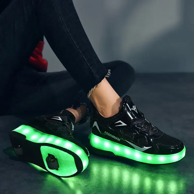LichtRiders – LED-Rollenschuhe für Kinder