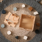 Pädagogische Holzspieluhr – Für Lernen sowie Spielspaß