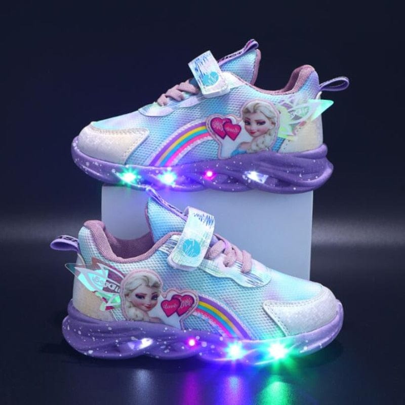 Rainbow Glitter Sneakers – LED Kinderschuhe für Abenteurer