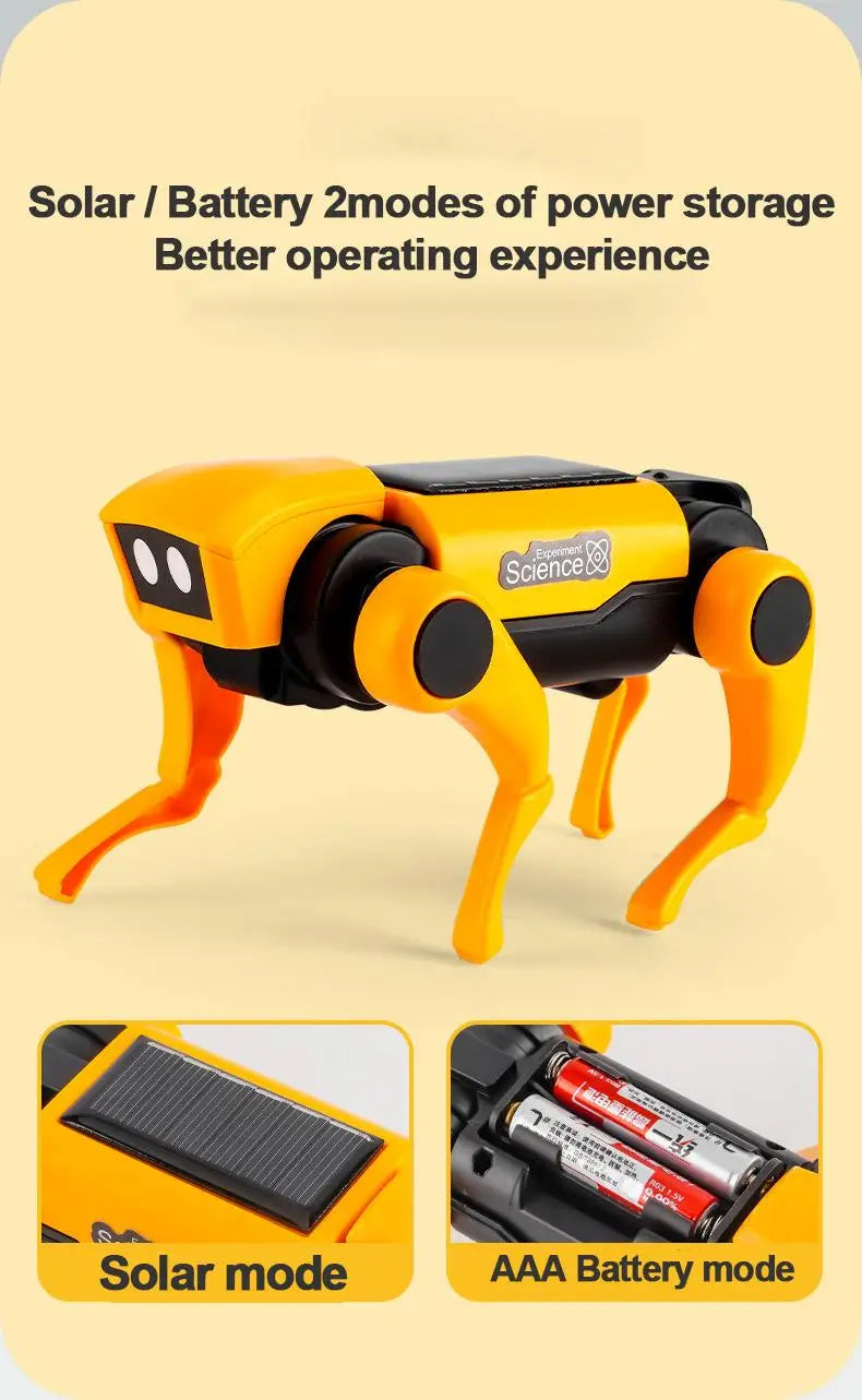 Bildungs-Solarenergie-Roboter – 2-in-1 Hund sowie Katze Baukasten