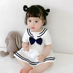 Maritime Babykleid mit Schleife – Süßes sowie Bequemes Sommerdesign