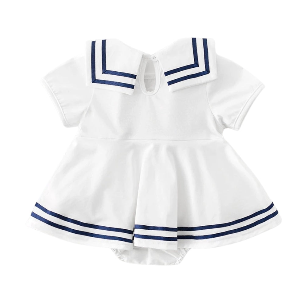 Maritime Babykleid mit Schleife – Süßes sowie Bequemes Sommerdesign