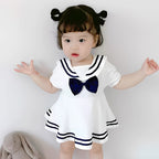 Maritime Babykleid mit Schleife – Süßes sowie Bequemes Sommerdesign