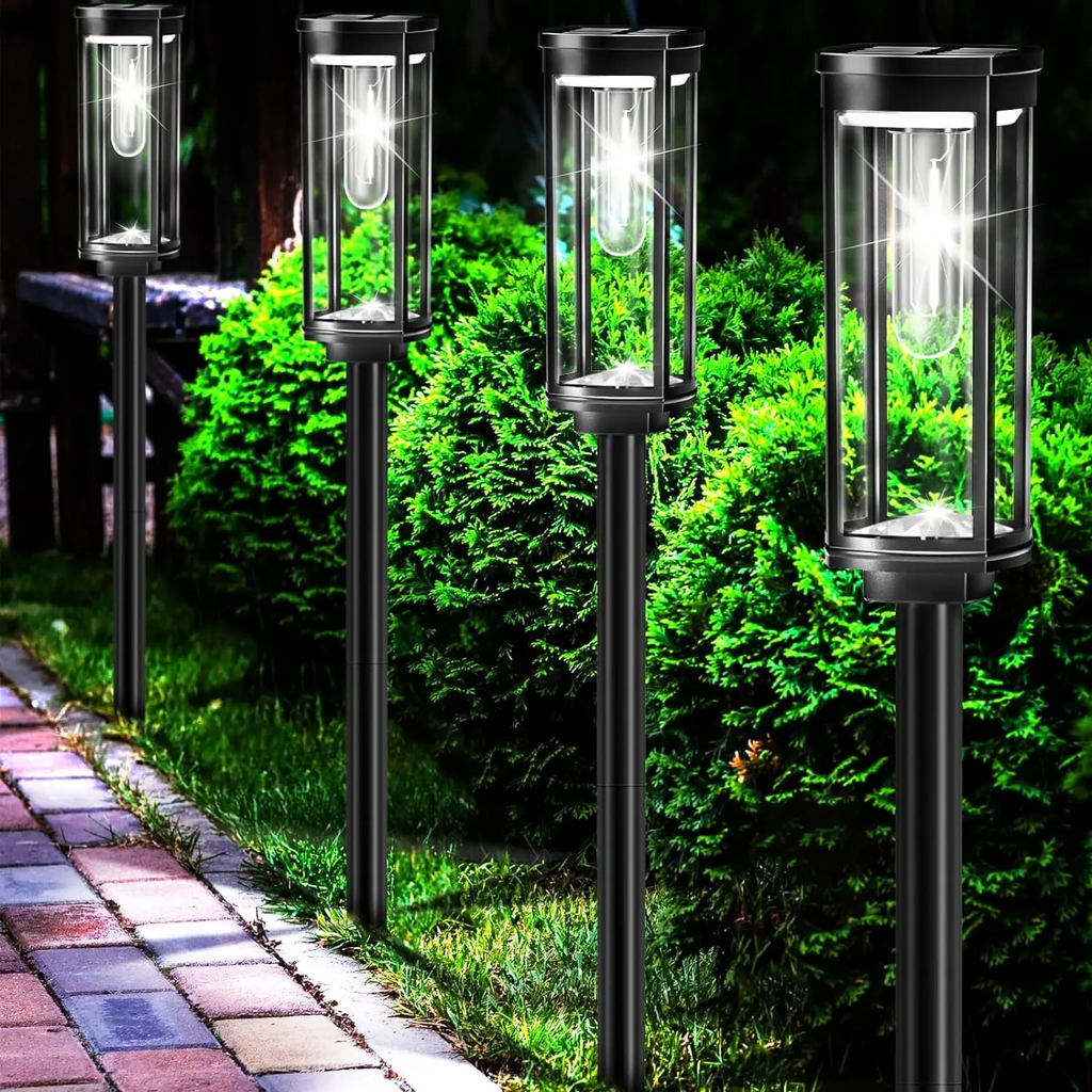 EcoGlow Solarleuchte – Wetterfeste Außenbeleuchtung inklusive Warm-LED-Licht