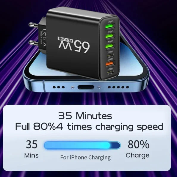 ChargePro Multi USB-Ladegerät – Schnell und Sicher für den Einsatz zu Hause und Unterwegs