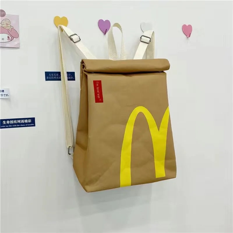 Modisch Fastfood Rucksack - Verspielte und Geräumige Tasche für Jeden