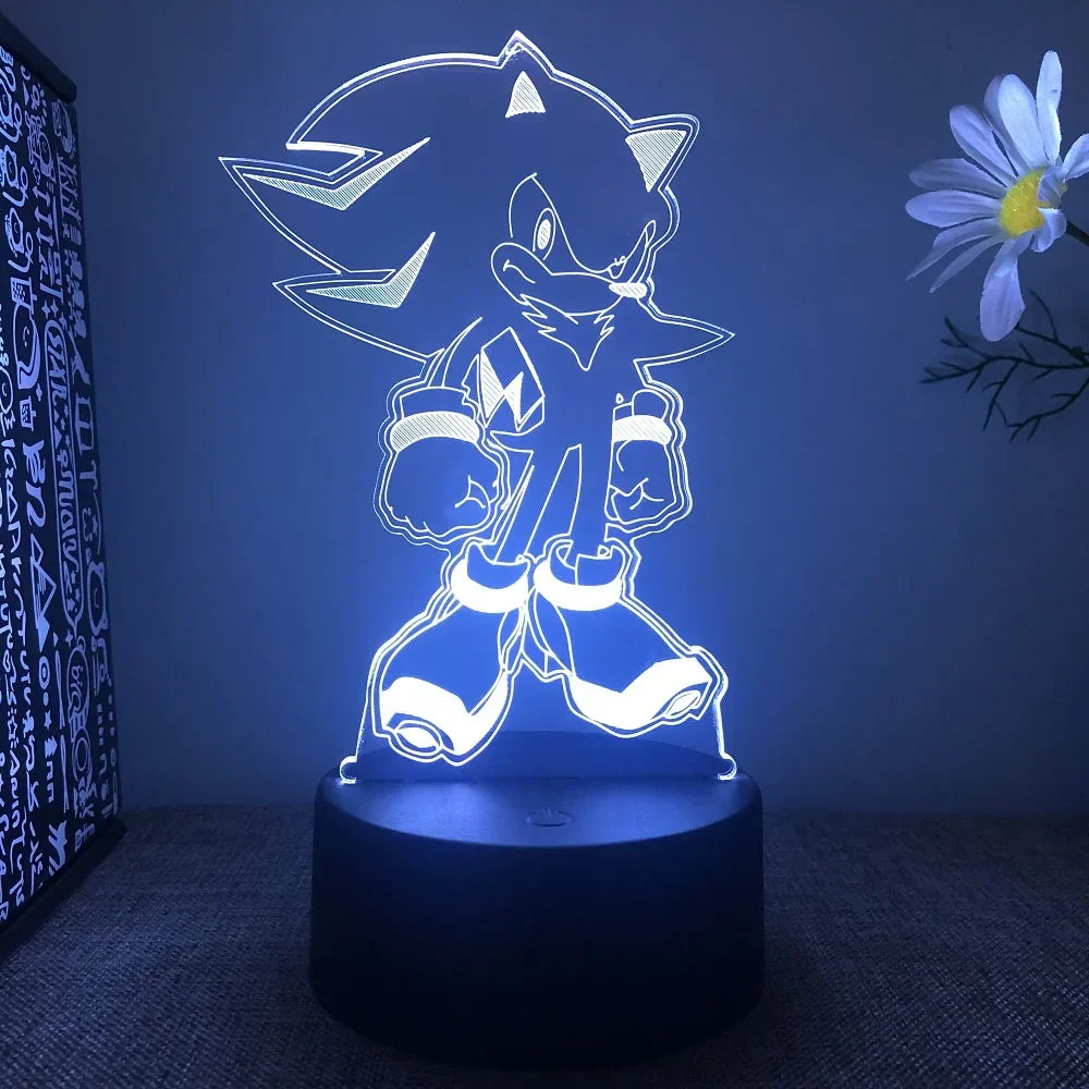 Sonic LED Lampe: Verspielte Beleuchtung für Gamer