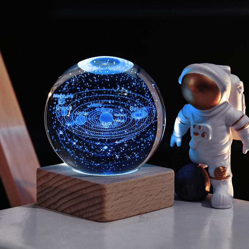 SternenLichter – 3D Kristall Universum Dekorlampe