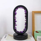 Elegante Amethyst-Kristalllampe: Ambient LED-Beleuchtung zur Entspannung