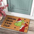 Weihnachtliche Türmatte inklusive Grinch-Design – Fröhlicher Empfang für die Feiertage