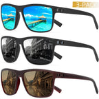 AquaShield Polarisierte Sonnenbrille 3-Pack – Geschützt und Elegant