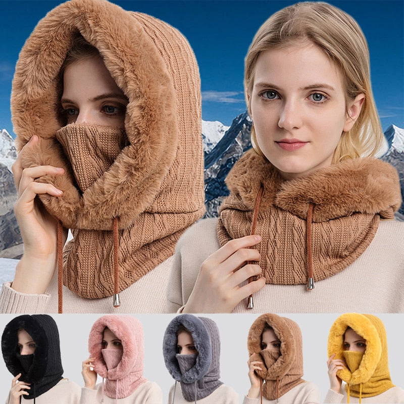 Winterkapuze mit Gesichtsschutz – Warm sowie Schützend