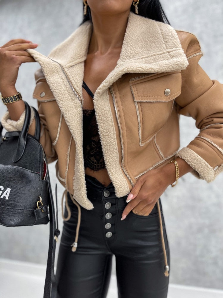 Sophie Stylische Bikerjacke – Bequem und Modisch