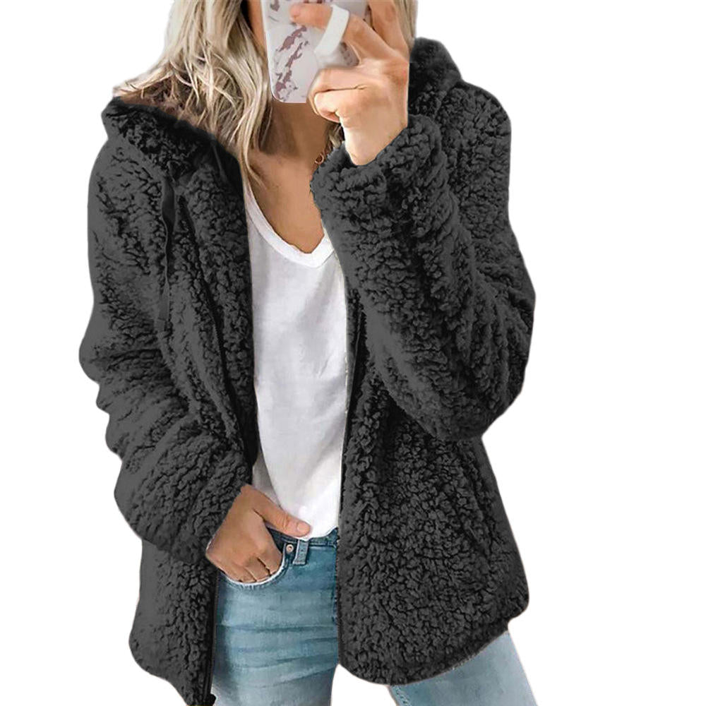 Nora Flauschiger Hoodie für Damen - Bequemer Hoodie für Kalte Tage