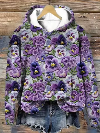 Zeitloser Komfort Kapuzenpullover