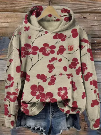Feiner Strick-Kapuzenpullover
