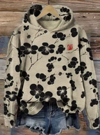 Feiner Strick-Kapuzenpullover