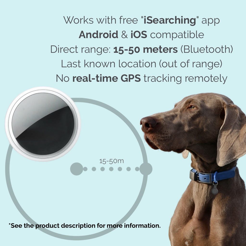 TrackMate Haustierfinder – Bluetooth Anti-Verlust Tracker für Haustiere sowie Gegenstände
