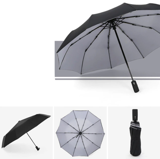 StormShield Regenschirm – Windbeständig sowie Handlich, Schutz gegen Regen
