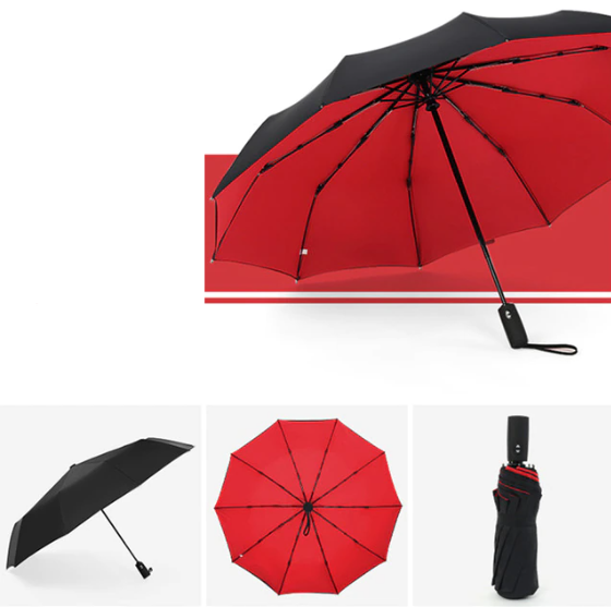 StormShield Regenschirm – Windbeständig sowie Handlich, Schutz gegen Regen