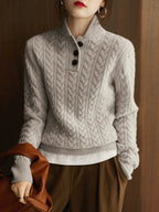 Arden Pullover mit Knopfleiste