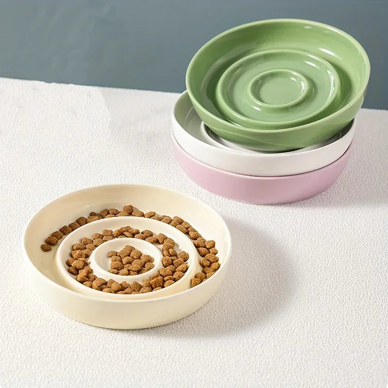FeastFlow Fressnapf: Keramischer Slow Feeder für Kleine Haustiere