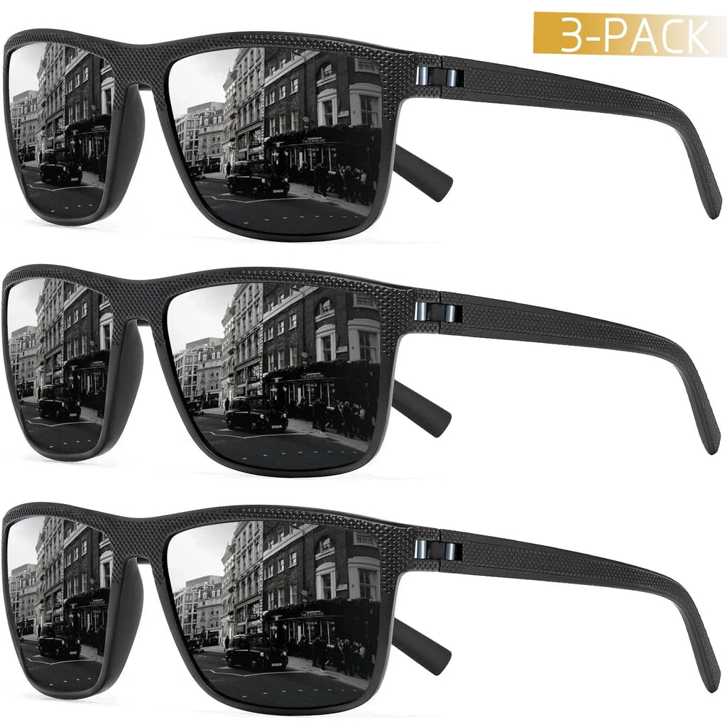 AquaShield Polarisierte Sonnenbrille 3-Pack – Geschützt und Elegant