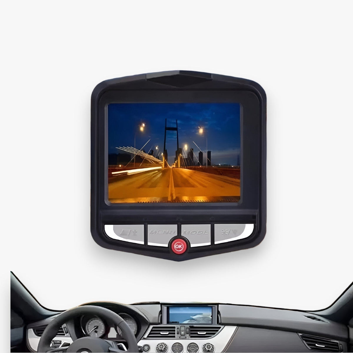 Kompakte 1080p HD Dashcam – Nachtsicht inklusive Loop-Aufnahme