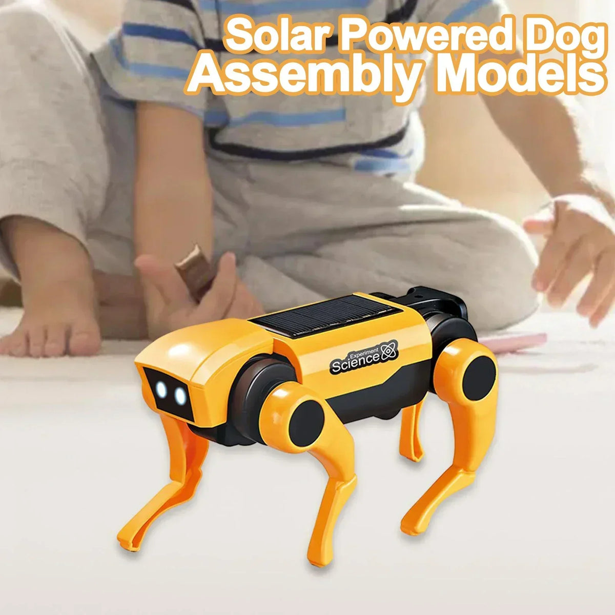 Bildungs-Solarenergie-Roboter – 2-in-1 Hund sowie Katze Baukasten