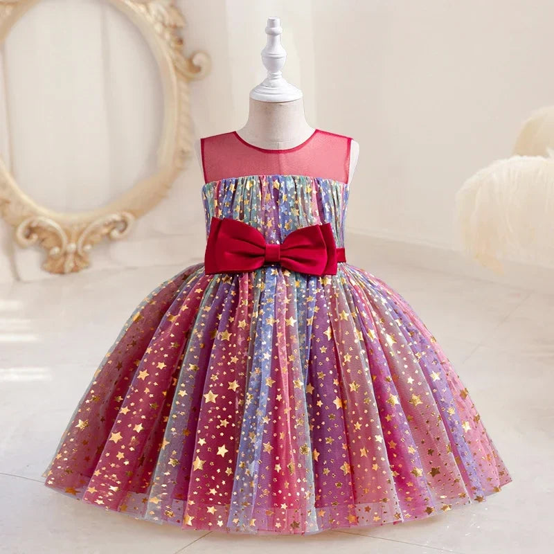 Lieveke Magisches Tutu-Kleid – Buntes Verzaubertes Kleid für Feiern