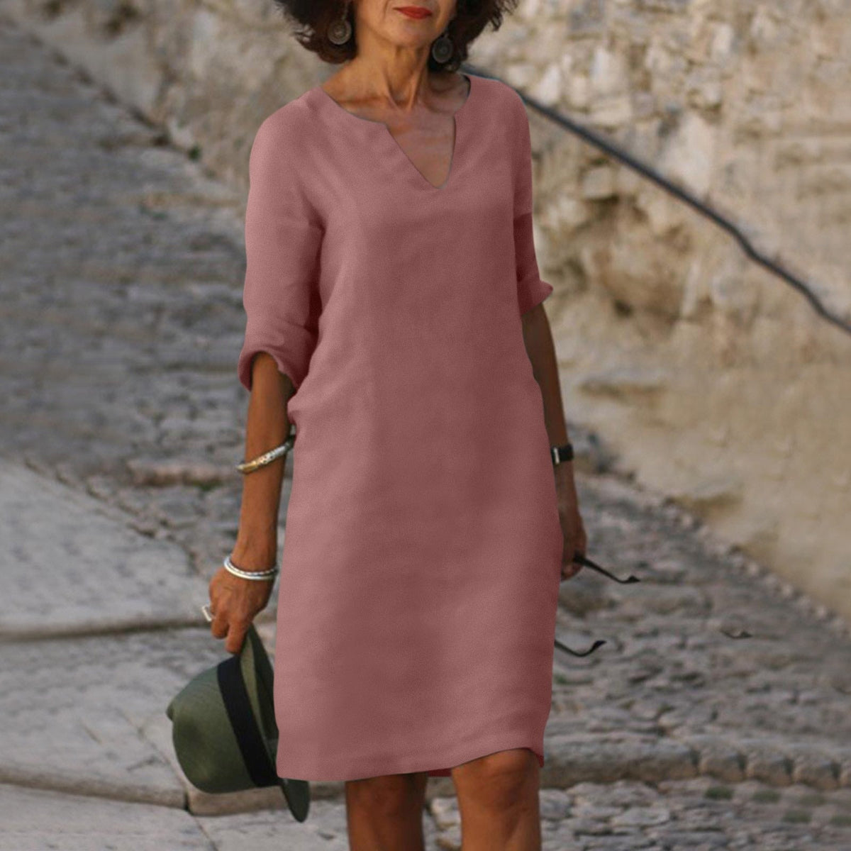 Bequemes Sommerkleid für Damen – Elegant sowie frisch