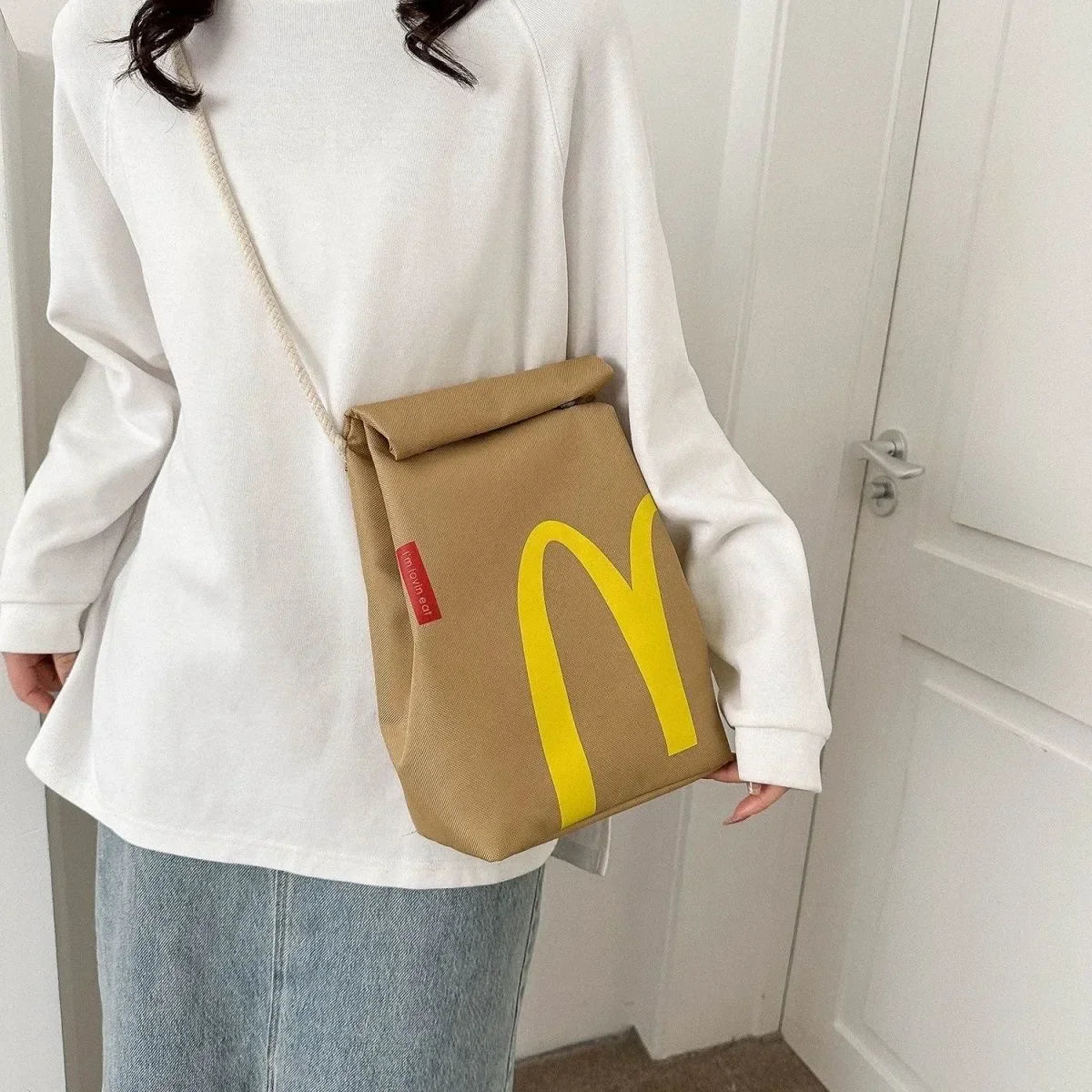 Modisch Fastfood Rucksack - Verspielte und Geräumige Tasche für Jeden