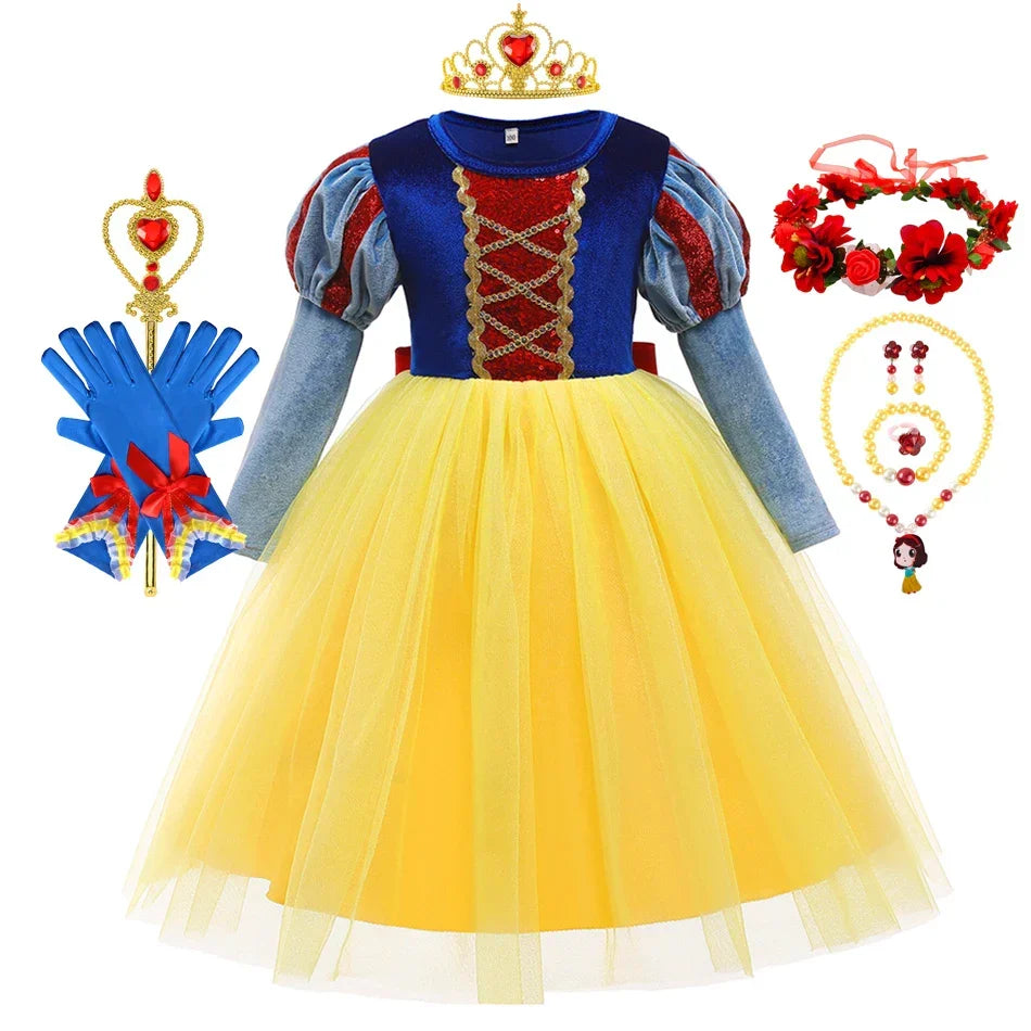 Sophia Zauberhaftes Prinzessinnenkleid für Kinder: Magisches Cosplay-Outfit für Partys