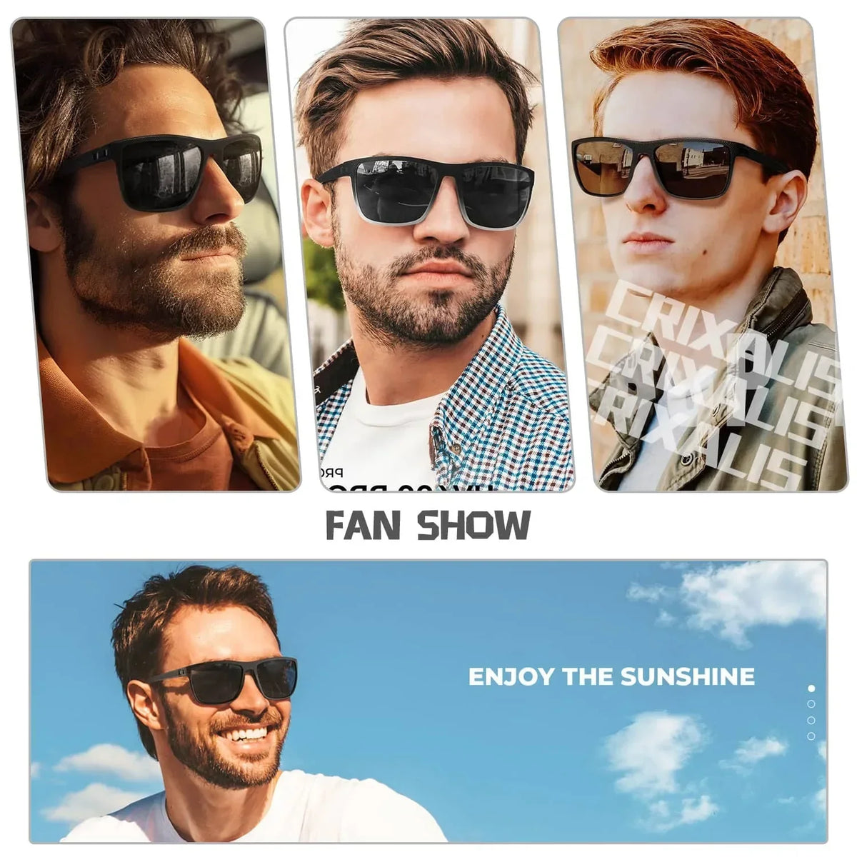 AquaShield Polarisierte Sonnenbrille 3-Pack – Geschützt und Elegant