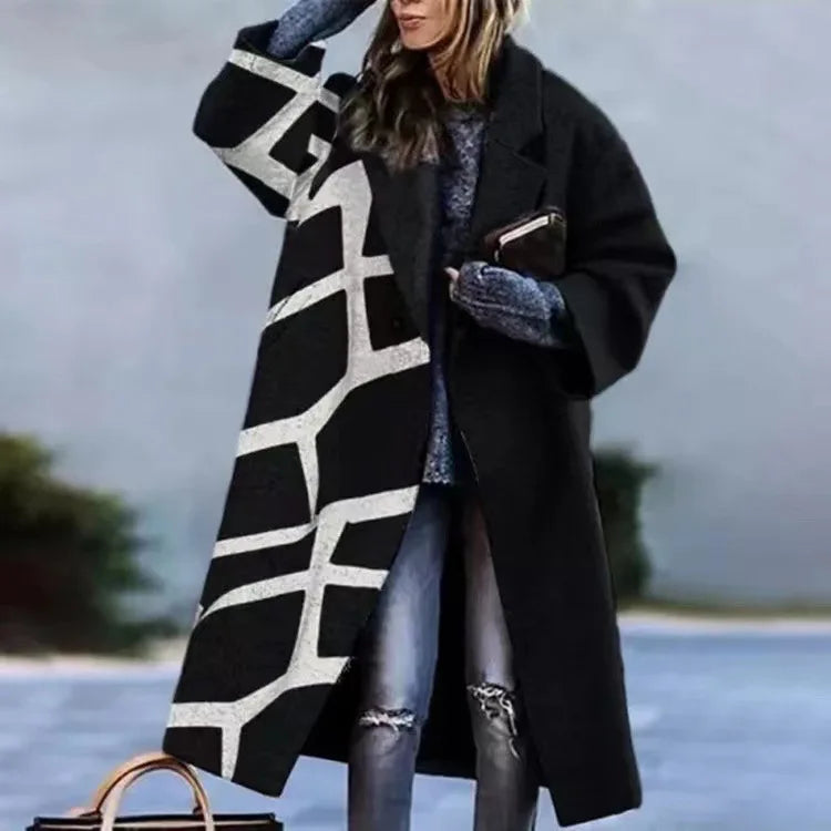 EleganceOversized Mantel – Elegant und bequem für jede Gelegenheit