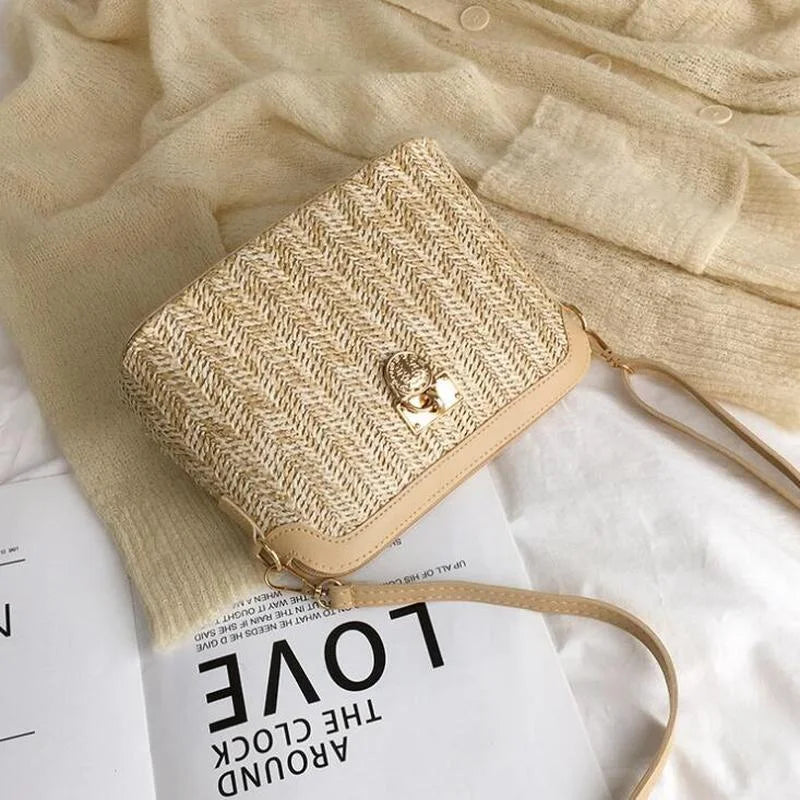 Boho Geflochtene Strohtasche – Elegant sowie Leicht