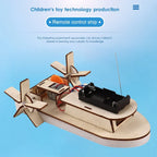 Bildungs Holz DIY Boot: Baue dein eigenes elektrisches Spielboot