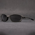 Sportliche Polarisierte Sonnenbrille – Metallrahmen inklusive Roten Gläsern