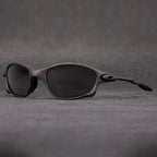 Sportliche Polarisierte Sonnenbrille – Metallrahmen inklusive Roten Gläsern